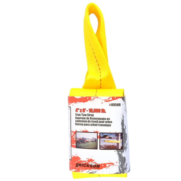 4X6Ft 15,000 Lb Tree Saver/Tow Strap